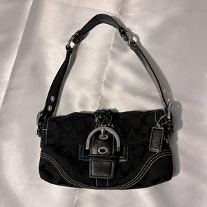 Vintage Black Soho Coach Purse